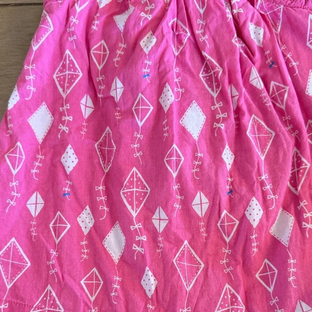 BabyGap‎ Pink Kite Print Ruffle Strap Sleeveless Dress Baby 6-12 Months - Picture 3 of 4